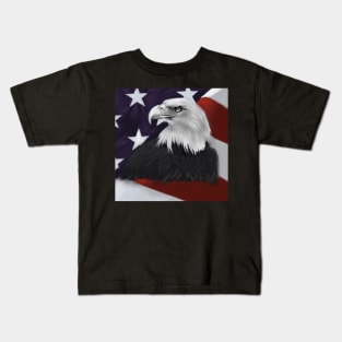 American Bald Eagle Kids T-Shirt